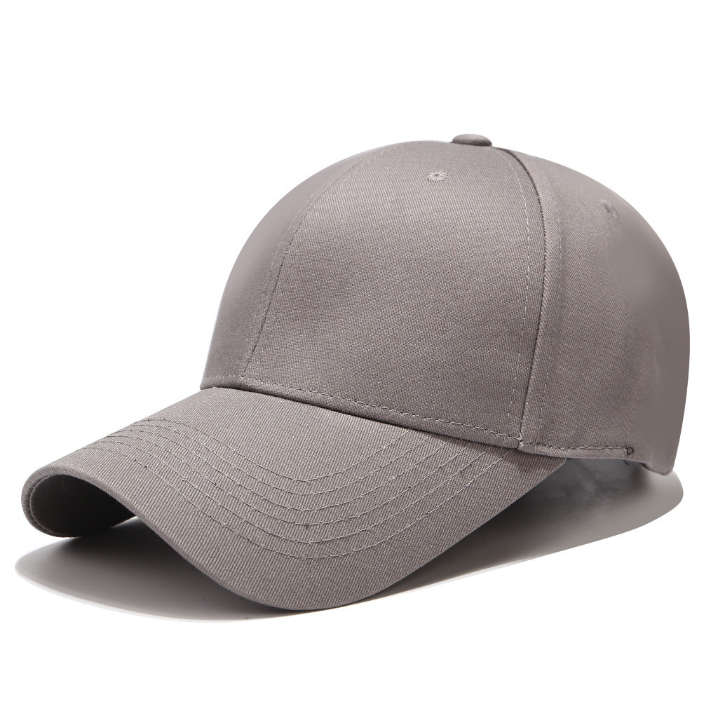 Wholesale Solid color all-match embroidered logo cap